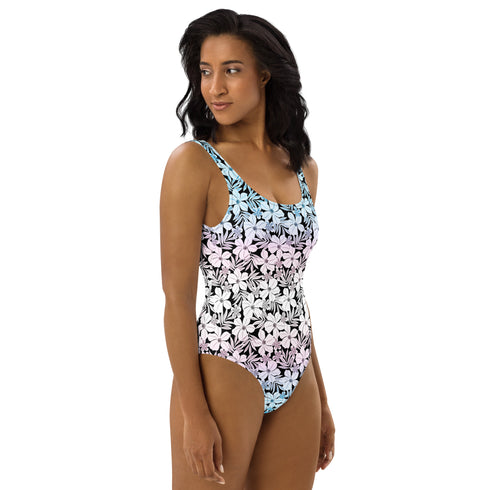 Transgender Pride Aloha One-Piece Swimsuit